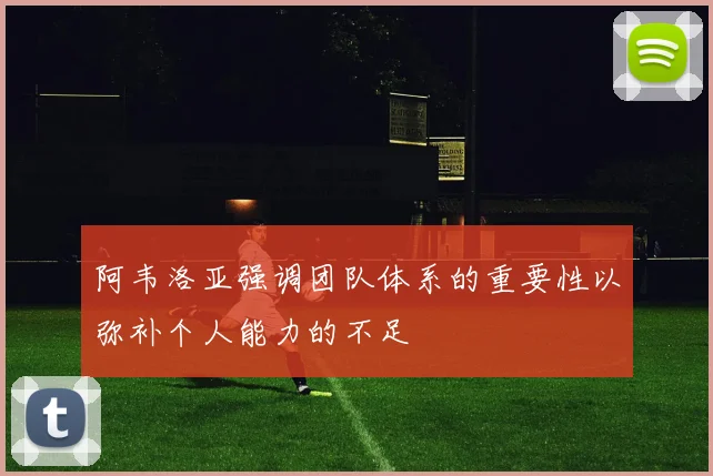 阿韦洛亚强调团队体系的重要性以弥补个人能力的不足